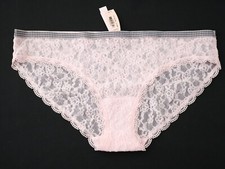 1 NEW Victoria's Secret VTG Thin-Signature Lace Bikini Panties LARGE