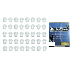 40pcs Silicone In-Ear Earbuds Mushroom Eartip Ear Bud For Radio Earpiece Headset