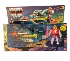 New Masters Of The Universe Origins PRINCE ADAM & SKY SLED Mattel MOTU Retro 20