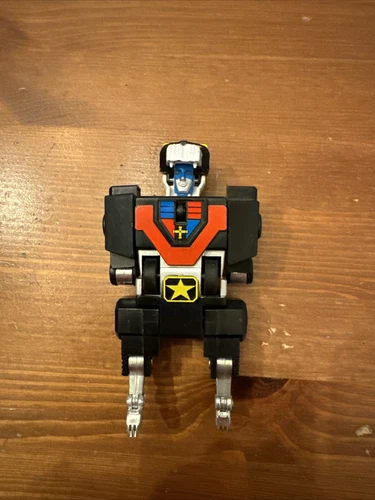 Vintage W.E.P. LTD LJN Toys #1 Voltron Black Lion Pull Back Works 4" Figure