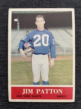 1964 Philadelphia #122 Jim Patton Giants