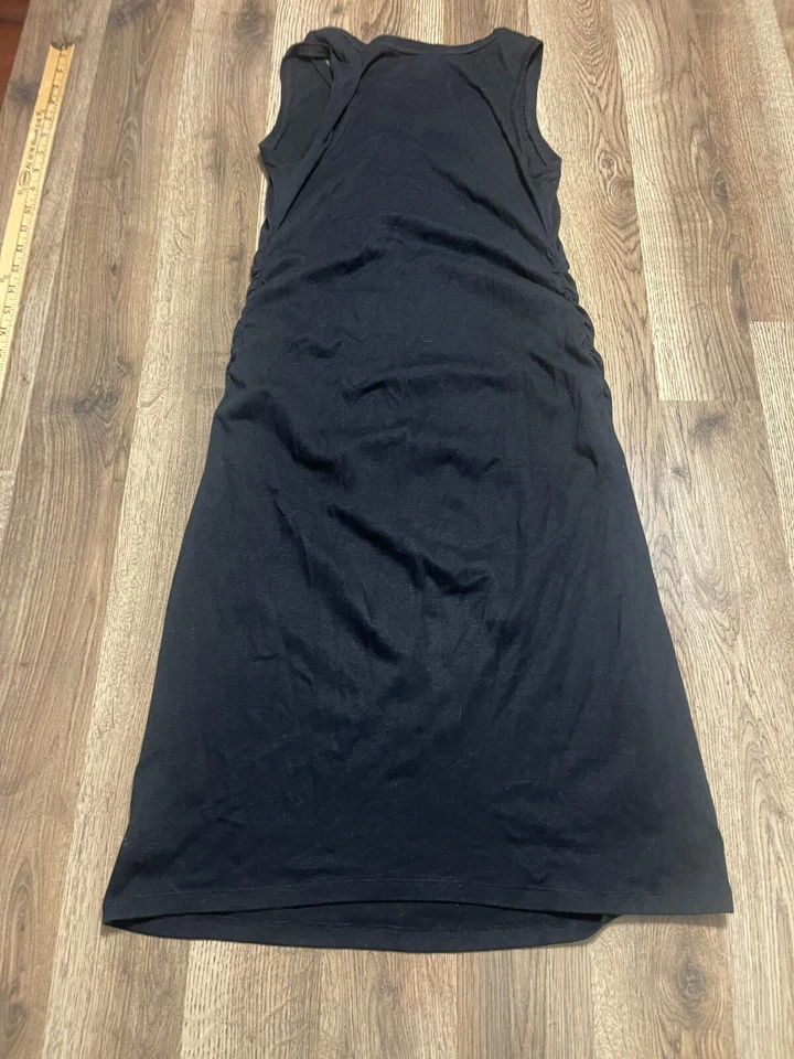 Liz Lange Dress, Women's Maternity Size XS, Black, Sleeveless, Maxi, Sleeveless - Image 2 of 4