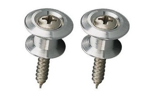 2 Genuine Aluminum USA Dunlop Strap Button for Gibson Fender Ibanez Guitar Bass