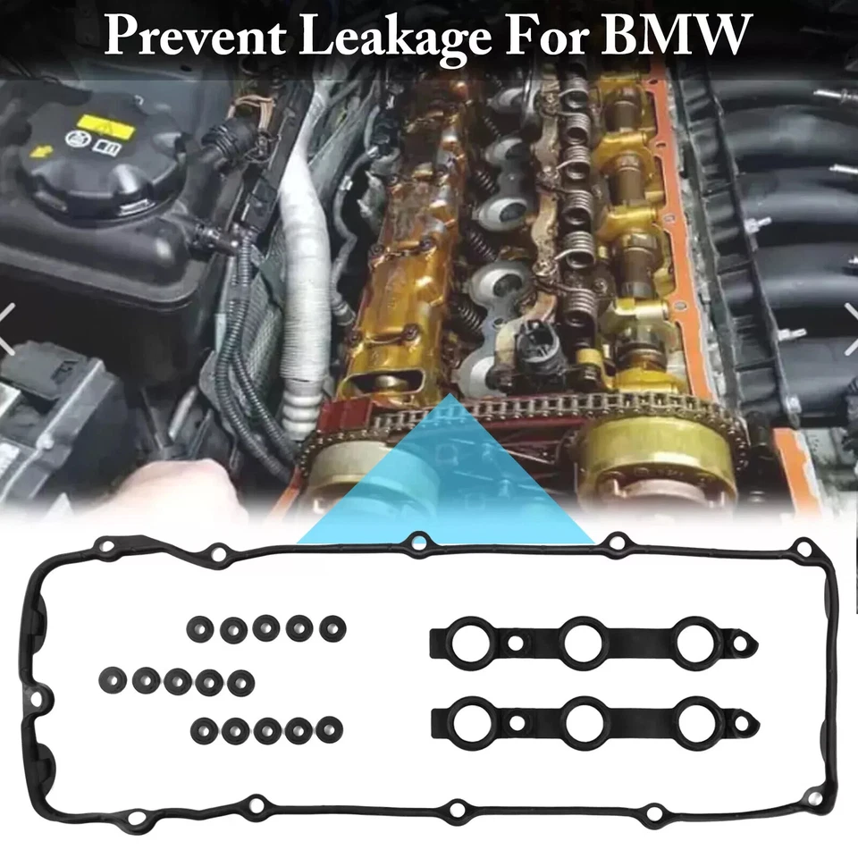 ✅Valve Cover Gasket 2002-2006 for 2003 2004 2005 BMW 325Ci M54 E46 BMW Z4 E85 - Imagem 2 de 4