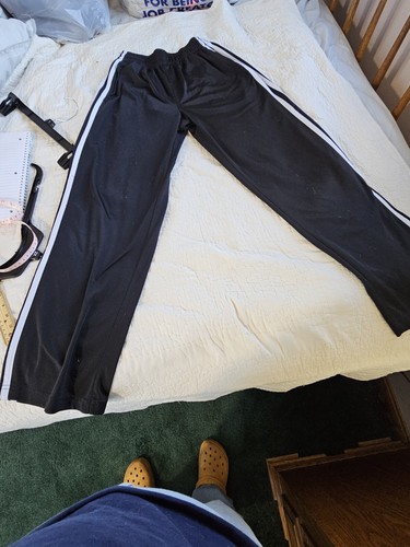 Adidas Youth Size Large Workout Black Pants - Picture 10 of 11