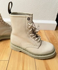 Dr. Martens Combat 1460 Mono Milled Nubuck Leather Boots Shoes US 5, UK 3, EU 36