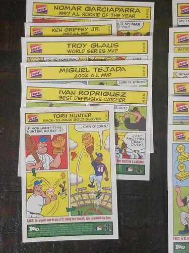 2003 Topps Bazooka Comics Complete 24 Baseball Card Set! MINT CONDITION! MLB - Picture 5 of 14