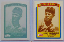 1/1 GROVER ALEXANDER 1990 SWELL PRINTING PLATE #30 PHILADELPHIA PHILLIES & CUBS