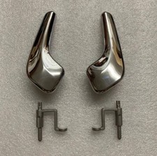 For Vauxhall Corsa D Chrome Interior Right Left Door Handle With Connecting Rod