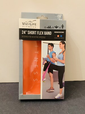 24  Vivi Life Short Flex Orange Band *Medium Resistance*