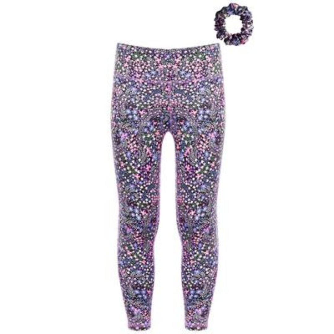 ID Ideology Marisol Meadow-Print Leggings&Scrunchy Toddler Girls