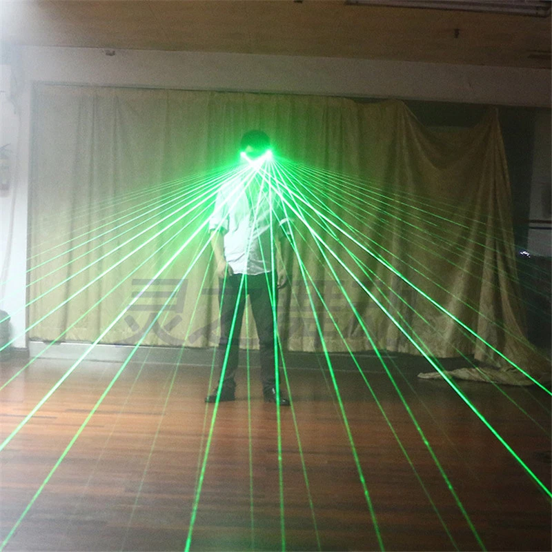 80 Beams LED Light Laser Glasses Lighting Bar Stage Show DJ Nightclub Party Prop - Image 2 of 4