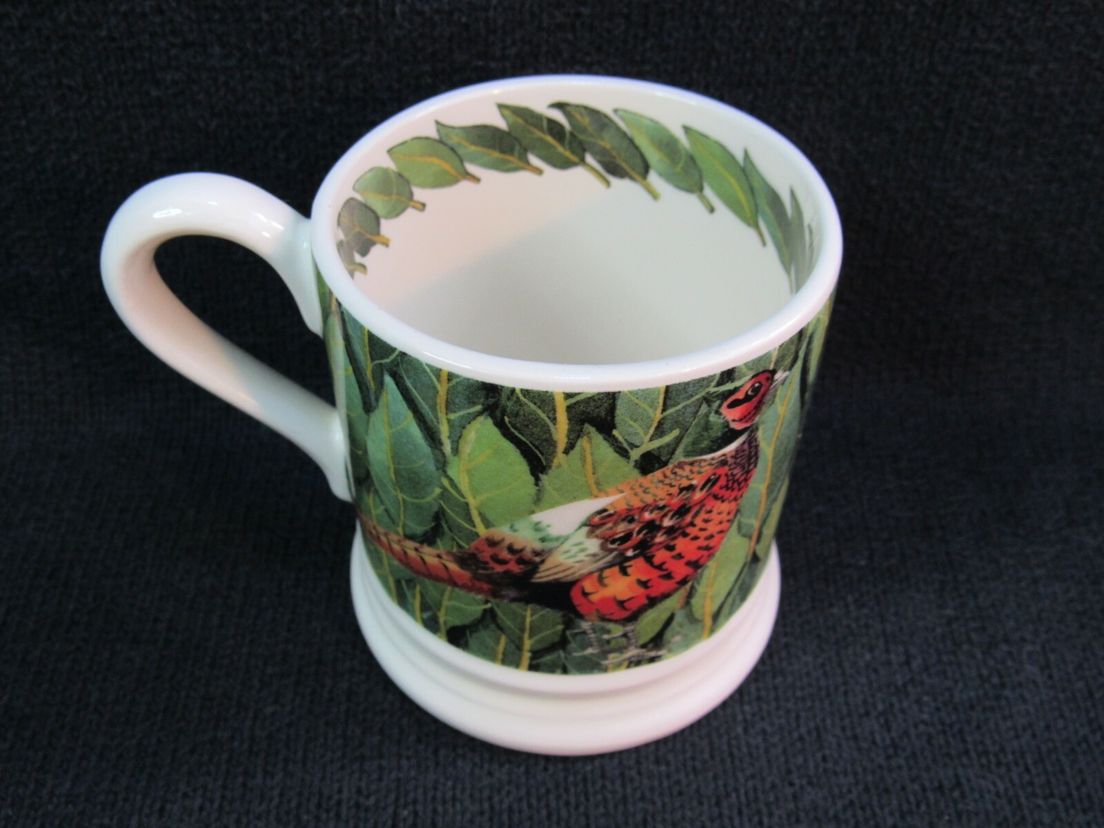 EMMA BRIDGEWATER Pheasant Birds & Leaves 1/2 pint MUG Autumn Birds NEW
