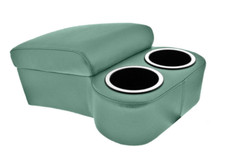 Turquoise Green Bench Seat Console With Drink Holders Musclecar Classic Hotrod Turquoise Green Bench Seat Console With Drink Holders Musclecar Classic Hotrod