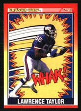 Lawrence Taylor 1990 Score #552 FOOTBALL Card