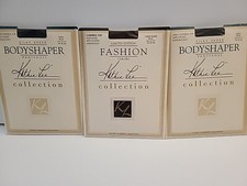 Kathie Lee Bodyshaper Pantyhose Lot of 3 NEW Plus Size Navy  Chocolate