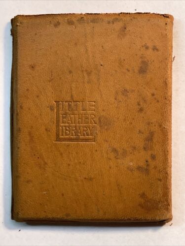 Little Leather Library A CHILD'S GARDEN OF VERSES by STEVENSON Real Leather - Foto 2 di 12
