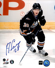 Alexander Semin Signed Washington Capitals Photofile 8x10 Photo JSA COA