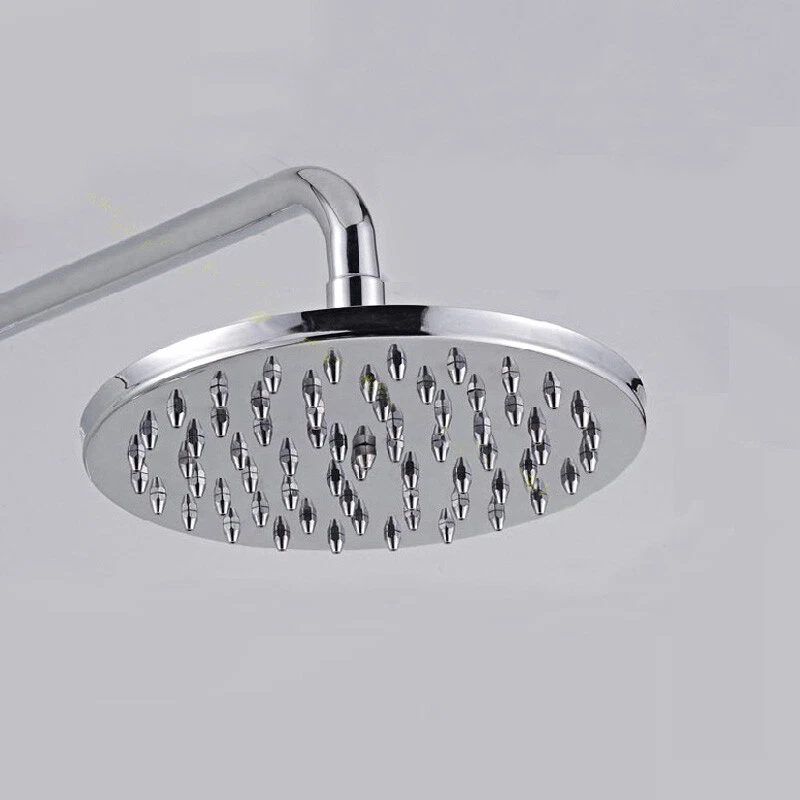 Polished Chrome Round Shower Head 8 Inch Rainfall Shower Head