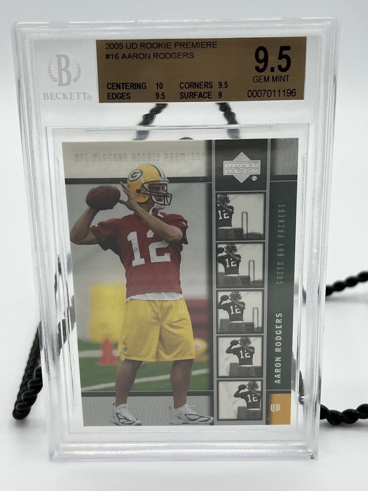 Aaron Rodgers Upper Deck #202 UD Exclusives