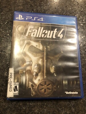 FALLOUT FALL OUT 4 PLAYSTATION 4 GAME PLAY STATION FOUR DISC CASE SONY PS4