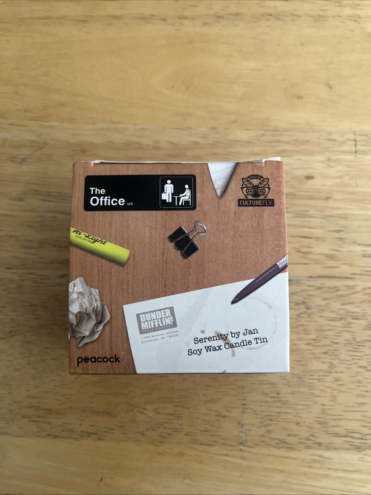 The Office Culture Fly Exclusive Subscription Box Serenity By Jan Candle NIB-image