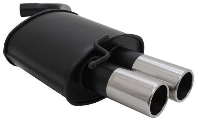 Novus SCARICO SPORTIVO endschalldämpfer BMW 3er e36 320i//323i 2x76mm RL-DESIGN