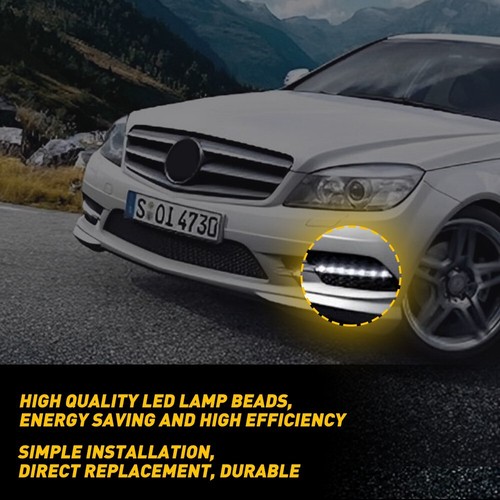 1X Left Daytime Running Fog Lamp Light For 11 13 12 Mercedes-Benz SLK-Class R172 - Picture 2 of 21