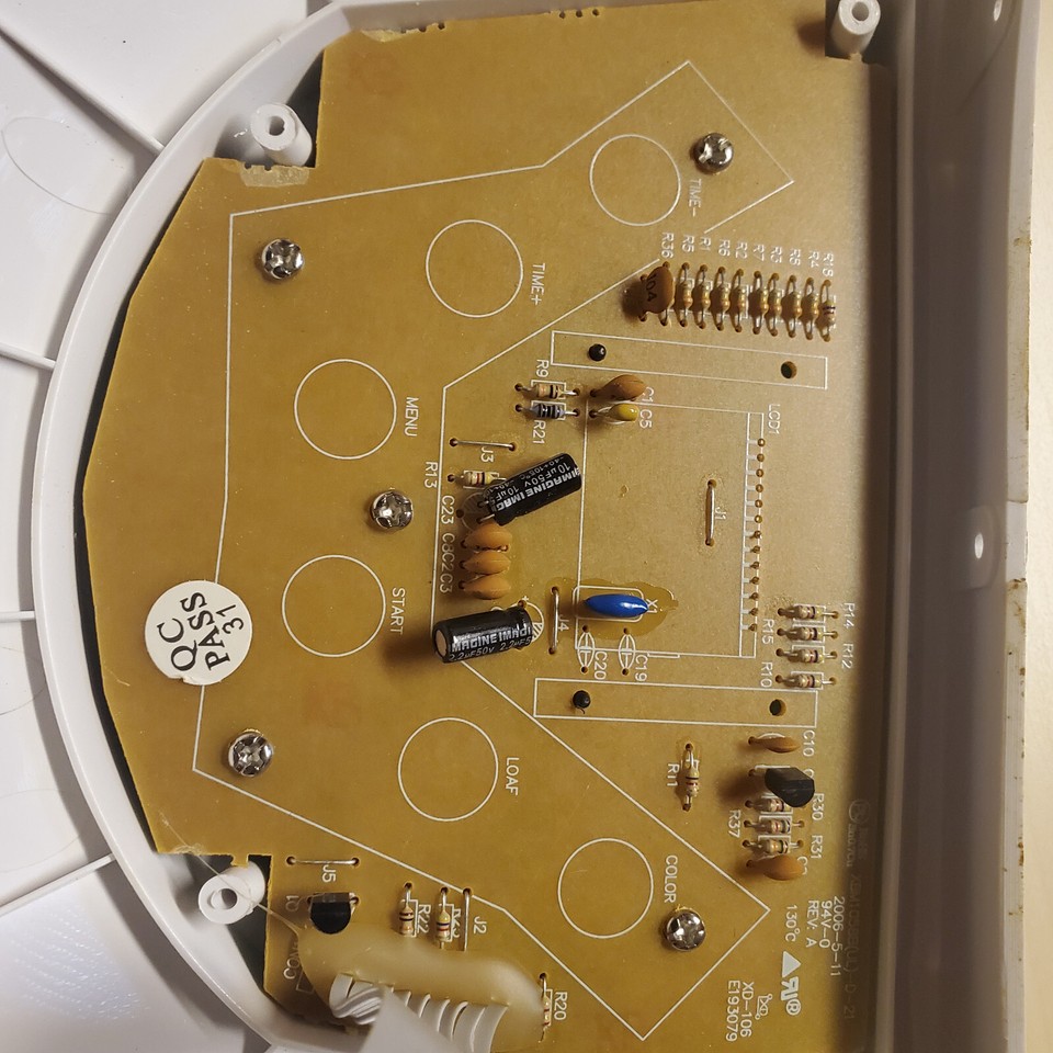 Black and Decker Bread maker B2200 control panel used eBay