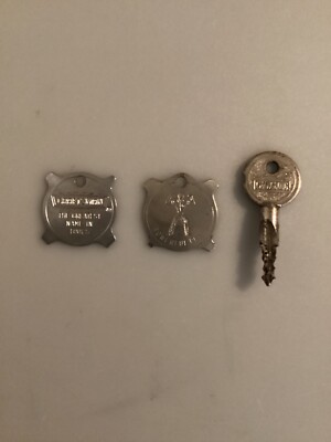 VINTAGE KEYCHAINS (2) 4-WAY POCKET SCREWDRIVER  KEYCHAIN, (1) PHILLIPS KEYCHAIN