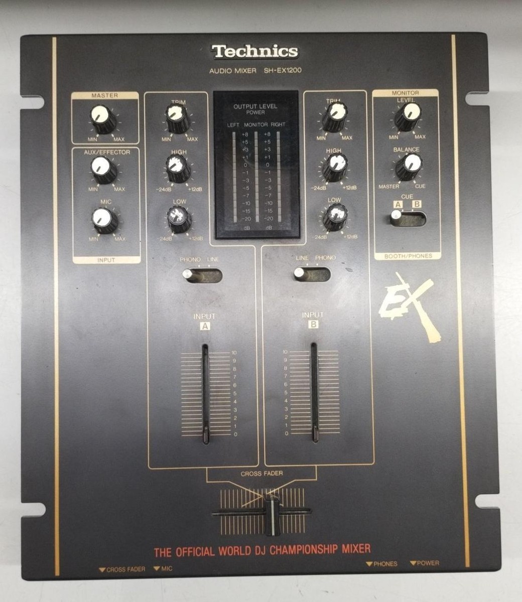 Technics SH-EX1200 Audio Mixer Black DMC The Official World DJ 