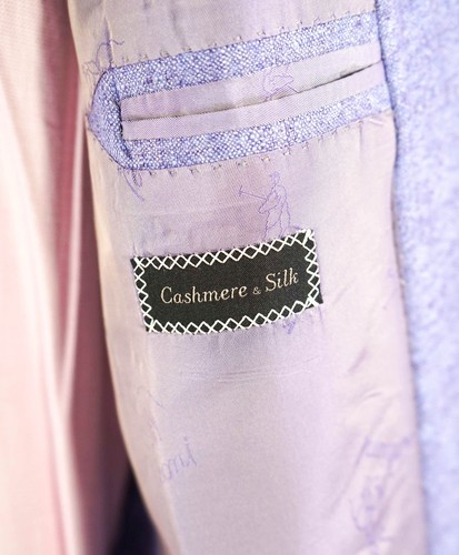$4,800 Brioni Solid Lavender Purple Cashmere/Silk Blazer 40R - Picture 7 of 10