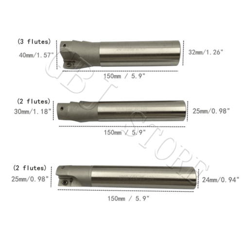 Soportes de fresado de extremo BAP400R 25 30 40 mm 3 piezas con insertos de fresado APMT1604 de 10 piezas - Imagen 4 de 7
