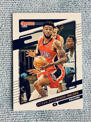 2021-22 Panini Donruss Nickeil Alexander-Walker #170 New Orleans Pelicans