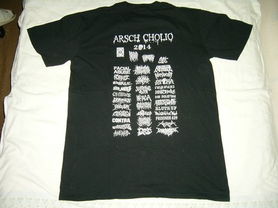 V.A. ABJURED,INTO SICKNESS,FACIAL ABUSE    original 2014 ARSCH CHOLIO TS!!!!!!!!