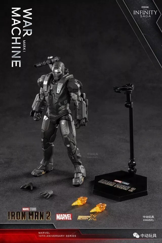 専用　中動玩具　zdtoys IRON MAN MARK 1&5&ウォーマシン Zd Toys War Machine Mk1 Action Figure Iron Man 2 Series NEW in