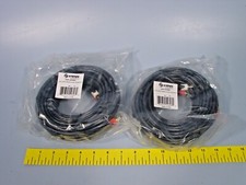 Lot of 2 Steren 254-225BL Dual RCA Stereo Cables; Blue; 25ft