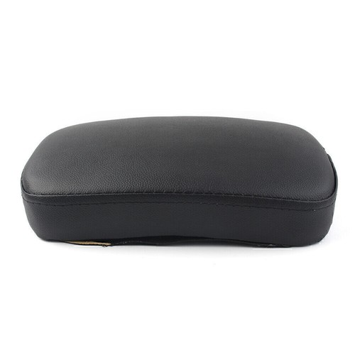 Rear Pillion Passenger Pad Seat 6-Suction Cups for Harley Bobber Chopper Custom - Picture 5 of 11