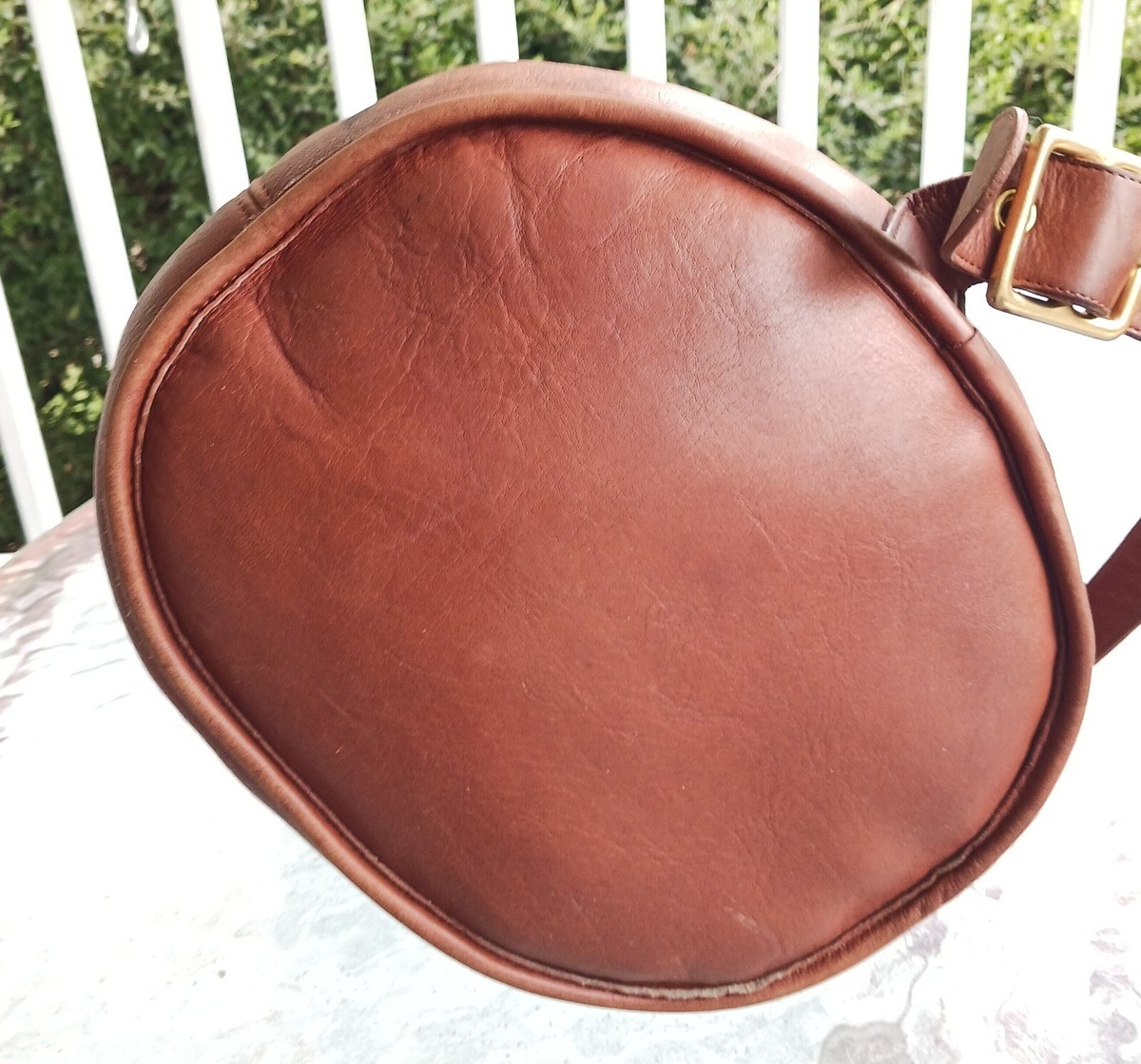 Coach 9929 Vintage British Tan The Sling Leather Bucket Crossbody