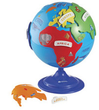 Kids Puzzle World Globe Learning Tool, Children Ages 3+, Room Decoration