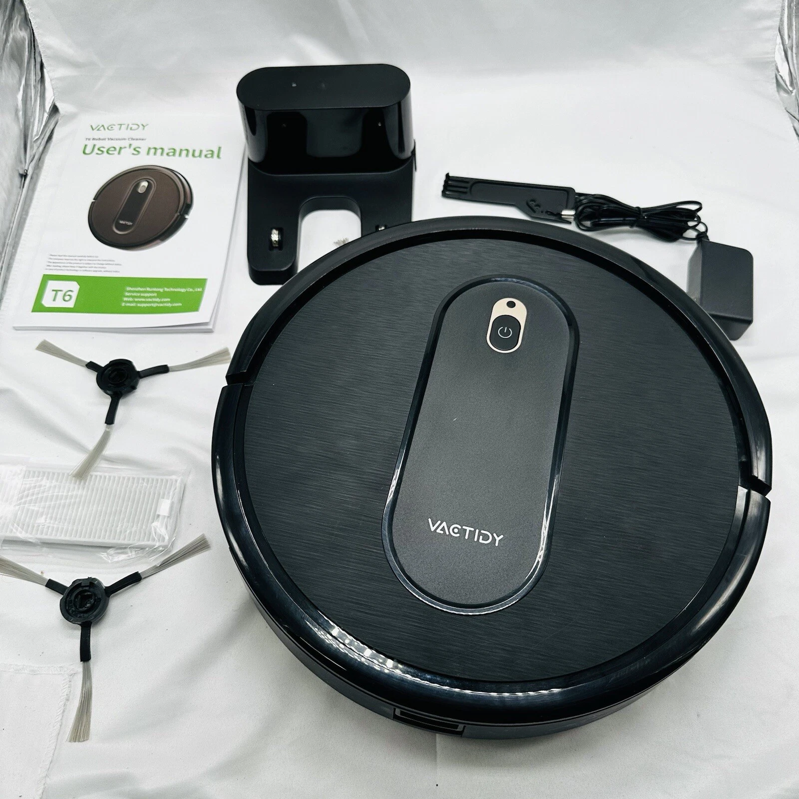 Vactidy Nimble Robot Vacuum Cleaner, 2000Pa Strong Suction Robotic Vacuums USED