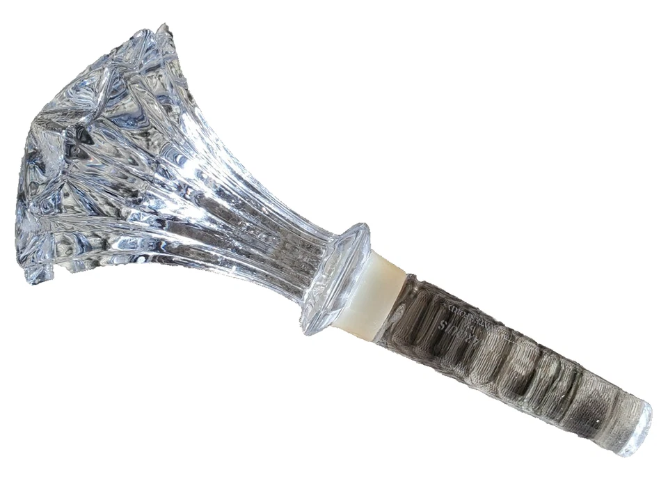 Пробка для бутылки Waterford Crystal Marquis ирландское стекло маркированное резиновое уплотнение высота 5 дюймов - Изображение 3 из 4