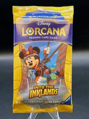 into inklands booster box Disney Lorcana Into the Inklands Booster Pack main image 1