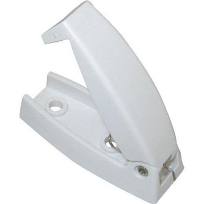 Chiavistello universale in plastica colore bianco per camper barche e camper Chiavistello universale in plastica colore bianco per camper barche e camper