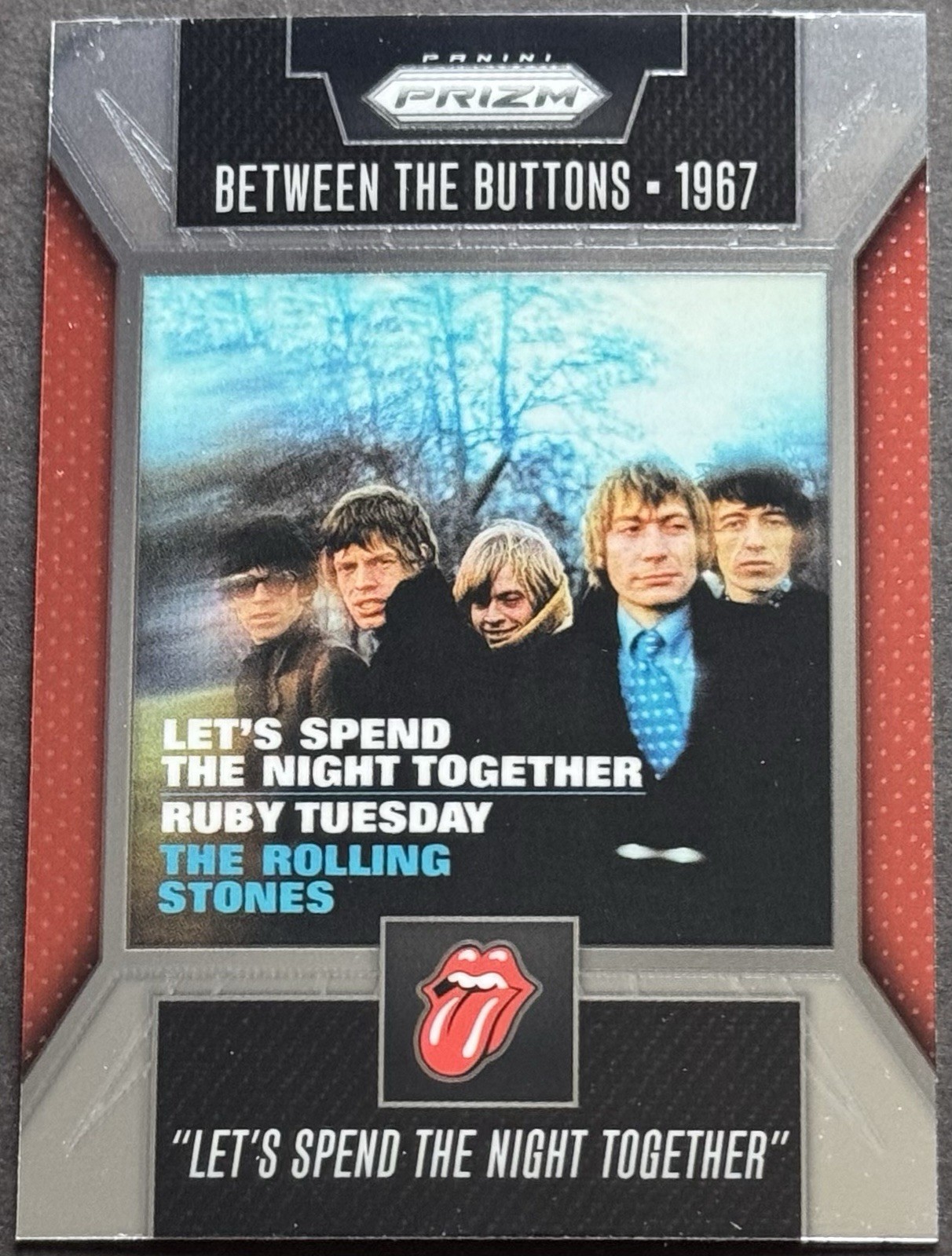 2025 Panini Prizm Rolling Stones #14 “Let’s Spend the Night Together”