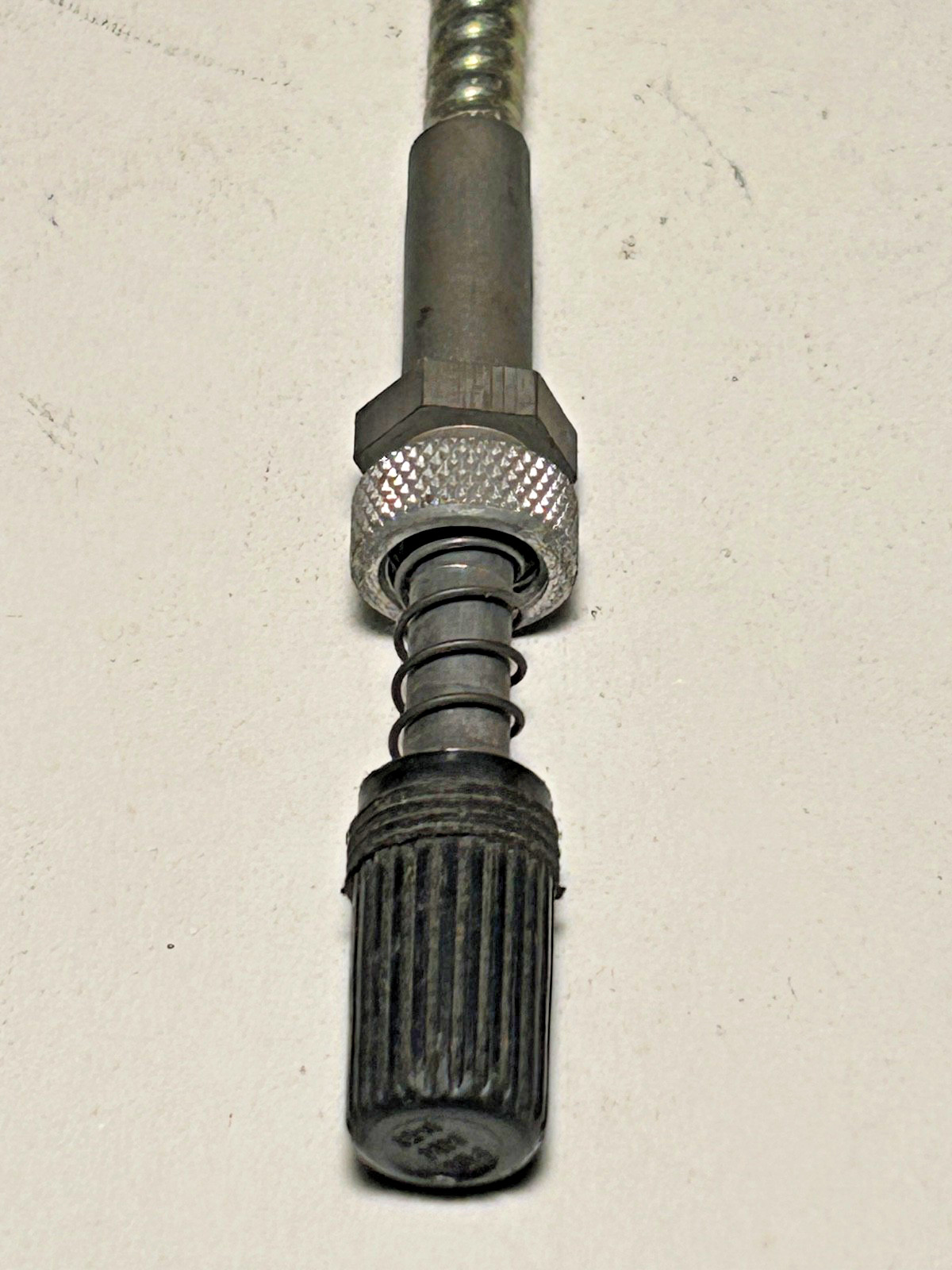 SMITHS ODOMETER RESET CABLE 11" PLASTIC CAP TRIUMPH JAGUAR MG ASTON MARTIN