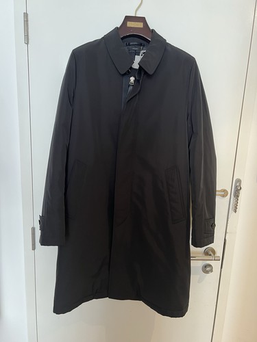TOM FORD MICRO FAILLE RAINCOAT BLACK SIZE 48 ITALY - Picture 9 of 24