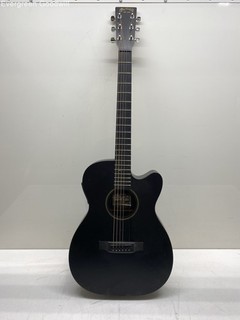 Martin & Co. Oocxae Black Single Cutaway Acoustic Electric Guitar 6 String