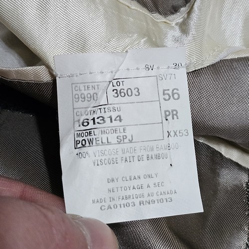 Jack Victor 56 PR Viscose Bamboo Mens Blazer Suit Jacket Sport Coat Check Brown - Picture 11 of 12