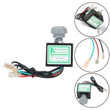 Adjustable 12V 10A Car AC Electronic Thermostat Switch for Temperature Control